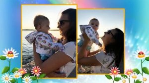 Маленькая дочка. 1годик. Слайд-шоу на заказ.