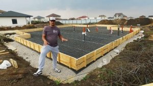 Монтаж монолитной фундаментной плиты в Тюмени