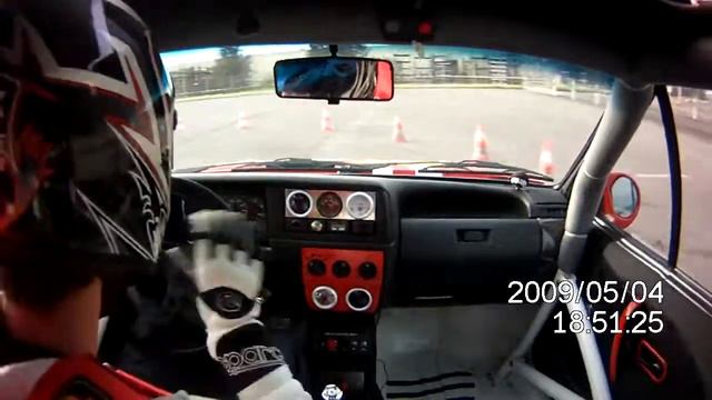 Autoslalom Ford-Werke 1. Lauf. Tobias Schmitz смотреть онлайн