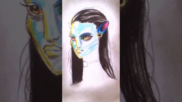 how to draw ??#colorpencil #howtodraw #stepbystep #viral #art #colors #avatar