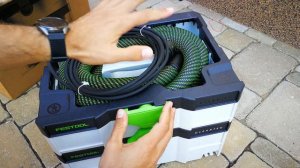 Unpacking / unboxing mobile dust extractor CLEANTEC Festool CTL SYS 575279