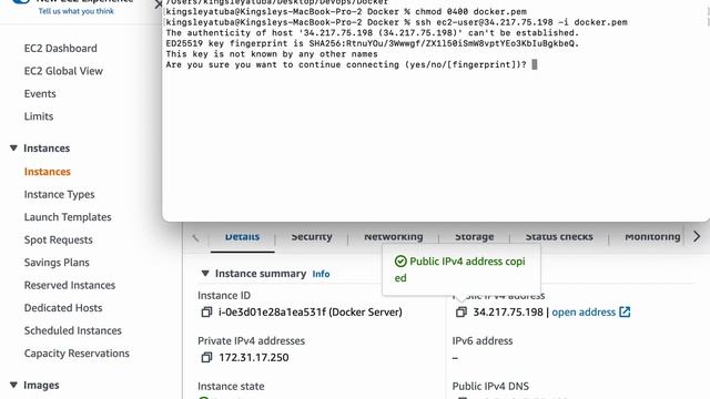 Installing and Initializing Docker on Amazon EC2 Instance remote server смотреть онлайн