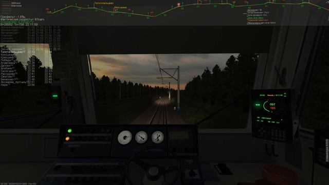 ZDSimulator. Пригородный электропоезд №6447 с ЭД4м сообщением Москва-Нара по участку Москва-Сухинич смотреть онлайн