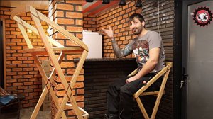 Барные стулья из дуба/мебель своими руками.