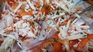 Салат "Красное море"