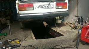 Как сделать выхлоп из профиля на ваз 2107. #бш
