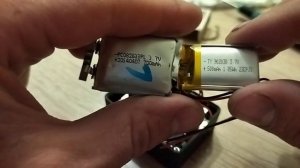 замена аккумулятора в экшн камере.