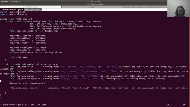 Decorator Design Pattern explained using java base classes