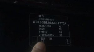 Where is the Paint Code / Colour Code Location on a Vaulhall Corsa / Opel Corsa 2006 - 2020