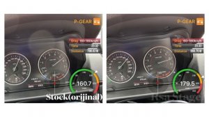 BMW 118i B38 Engine | Stage 1 vs Stock Acceleration | 1500cc 3cyclinder | 136hp to 185hp +80NM Torq