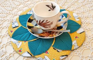 Шьем салфетку#Семь лепестков# для сервировки стола.