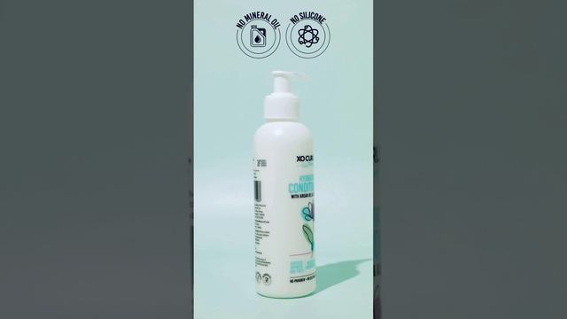New XO Curls Hydrating Conditioner with Argan Oil and Aloe Vera