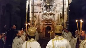 Ночная Литургия у Гроба Господня. Начало.mp4