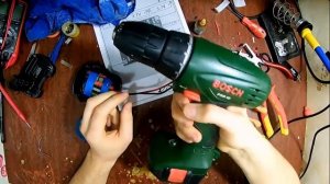 DIY. Замена аккумуляторов шуруповерта на Li-ion.PSR12