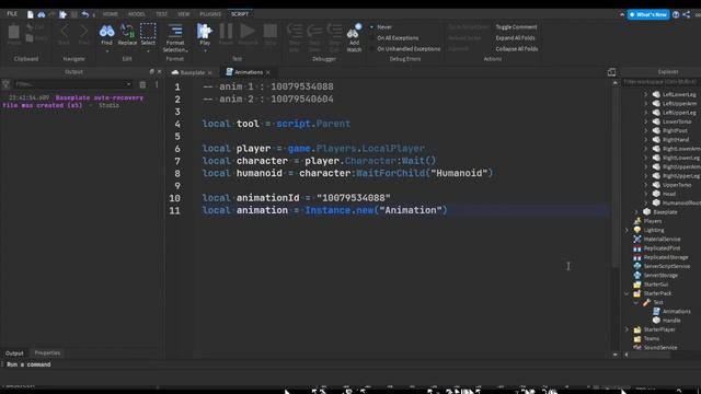 How to make randomized tool animations | Roblox Studio смотреть онлайн