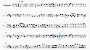 Cello Sheet Music: How to play Matilda by Alt J