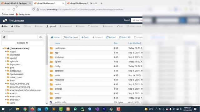 Upload laravel project on subdomain without move index file from public folder
