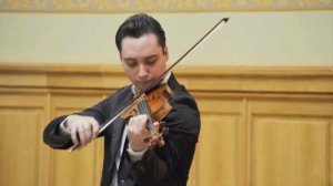 Artur KAGANOVSKIY, violin performs Schubert Sonatina in A minor. 2nd movement