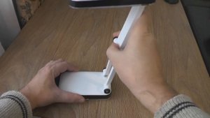 Настольная LED лампа трансформер DP LED-666 с аккумулятором