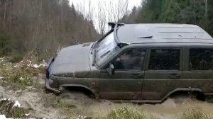 Уаз 3160 первый выезд после свапа 3UZ- fe
