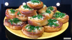 Гренки с сыром, чесноком и зеленью | гренки рецепты | рецепты просто.mp4