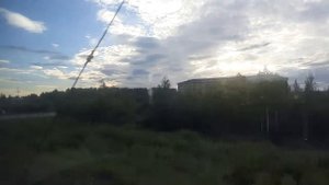 Станция Сухона из окна поезда 01.06.2021