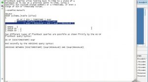 19 Flashback Query Syntax