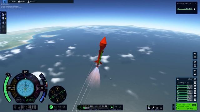 Kerbal Space Program 2. Stratolaunch 1. Запуск спутника с самолёта #ksp #ksp2 #kerbalspaceprogram2