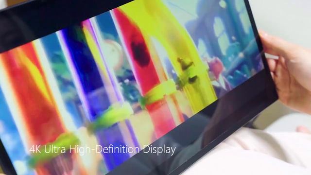 UPERFECT 4K Portable Monitor Touchscreen Gravity Sensor Automatic Rotate 15 6 Sl смотреть онлайн