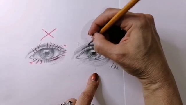 Как нарисовать ресницы