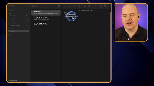 Using Shortcuts App with Notes on Mac