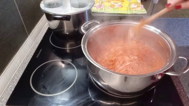 Рассольник на зиму с рисом. Очень вкусно