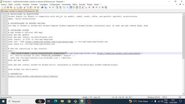 Instalação do docker e docker compose no linux ubuntu jammy 22.04 смотреть онлайн