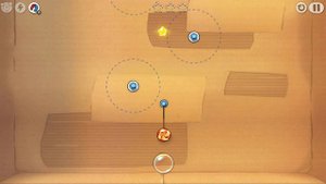 Cut the Rope - Картонная коробка уровень 15