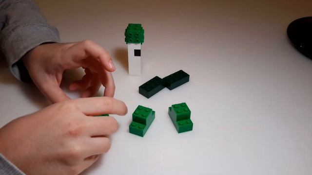 как собрать дерево майнкрафт из ЛЕГО