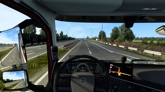 Euro Truck Simulator 2 1.47 volvo fh 2022 + Russia 5.4 1.47 2023 + руль ThrustMaster T248 смотреть онлайн