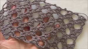 Красивый Узор крючком для новичков - Подробный МК по вязанию узора