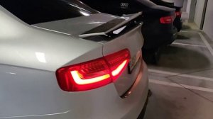 Выезжающий спойлер Audi A4 B8