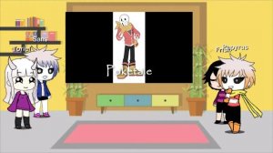 Реакция персонажей андертейл на ,,Papyrus Au Themes"
