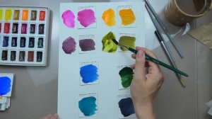 Акварель Vista -Artista! ОБЗОР/Мое первое впечатление о красках!