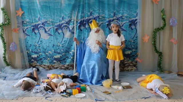 _Моря верные друзья - это мы и вы и я!_ Агитбригада МБ ДОУ _Детский сад _Сказка_. (360p) смотреть онлайн