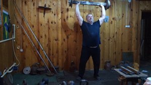 САКСОН БАР 50 КГ!СИЛОВОЙ РЫВОК 6 РАЗ 50 KG SAXON BAR MUSCLE SNATCH 6 REPS