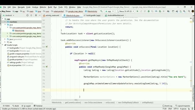How to implement google map in android and get current location | with Google API key | смотреть онлайн