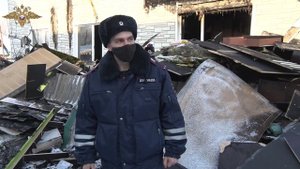 В Майминском районе полицейский помог пожарной бригаде при тушении пожара