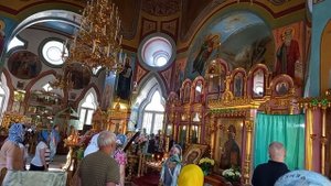 Песнопение Всенощного бдения. Смоленский храм города Ивантеевки. 2 июля 2022 г.