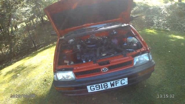 1989 Subaru Justy 4WD walk around. смотреть онлайн