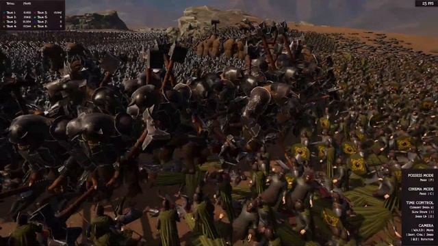 100,000 of EVERY Lord of the Rings ARMY Battle! - Epic Fantasy Battle Simulator New Update смотреть онлайн