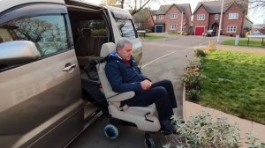 Toyota Alphard Welcab electric seat disability vehicle.