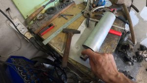 DIY Самодельный кастом  глушитель своими руками  на мотоцикл | Спец-заказ для Неуклюжего Эндуро