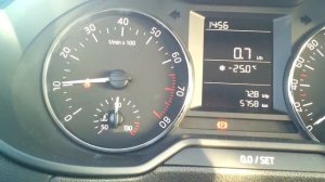 Температура двигателя Skoda Octavia A7 1,4 TSI МКПП
